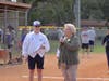 Kids and Kubs Club Secretary Ed Asay awards local charities at the Club's annual Mayor's game event in 2018.
