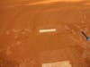The angle of the photo is not the best but shows the alternate home plate used to protect senior softball players by requiring a runner approaching home plate to touch the alternate base just off to the left of the standard location.