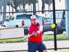 Doug Righter, hard slugging outfielder, is hitting .696 with 28 runs scored, 48 hits, and 61 total bases in IntraClub competition.