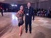 Zlata and Francis Rinaldi pictured together following their dance heat.