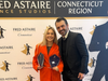 Zlata proudly poses alongside Fred Astaire Regional Director, Tony Dovolani.