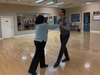 Ivan brings high energy to the dance floor as he coaches students.