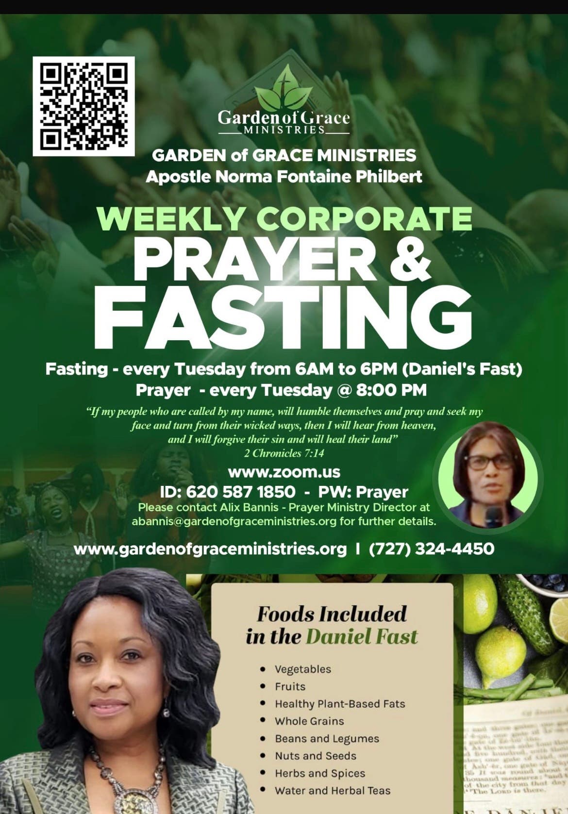 Garden of Grace Ministries and Restoration Global Ministries Prayer Service