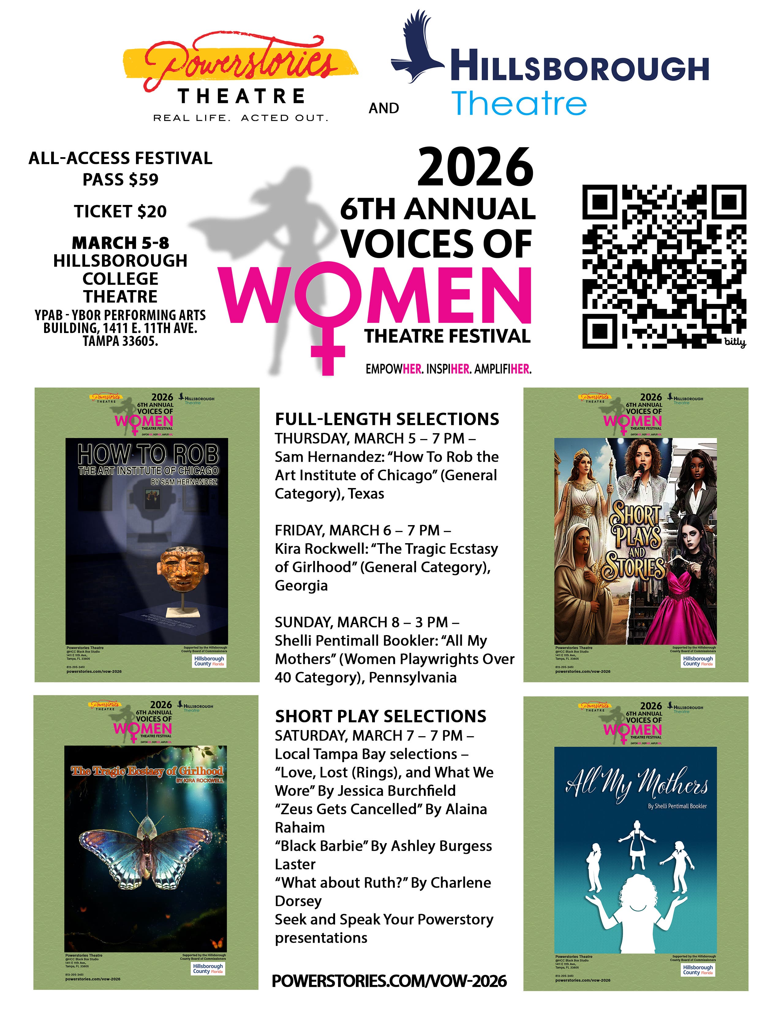 Powerstories 6th Annual Voices of Women Theatre Festival