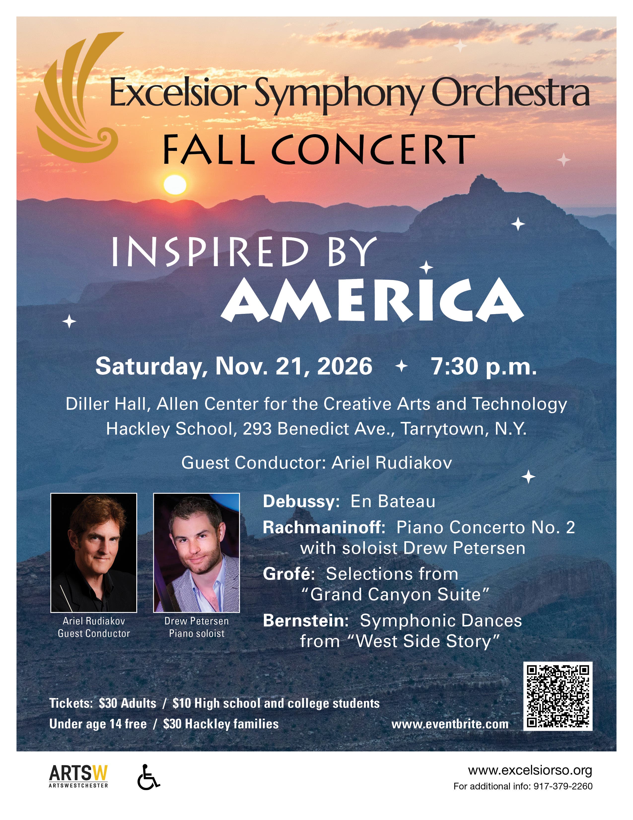 Excelsior Symphony Orchestra Fall Concert: Inspired by America