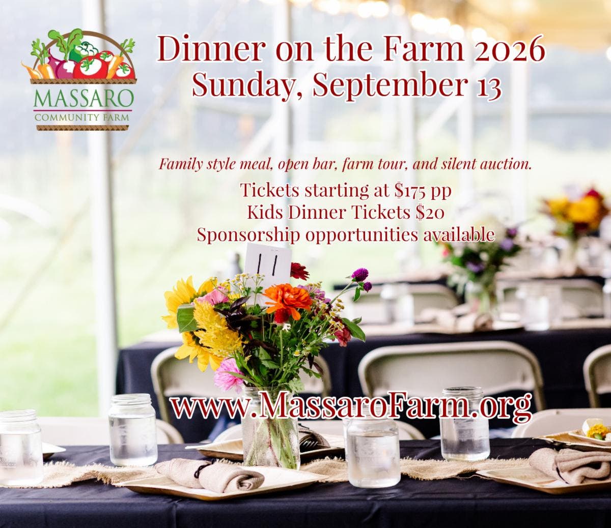 Annual Dinner on the Farm