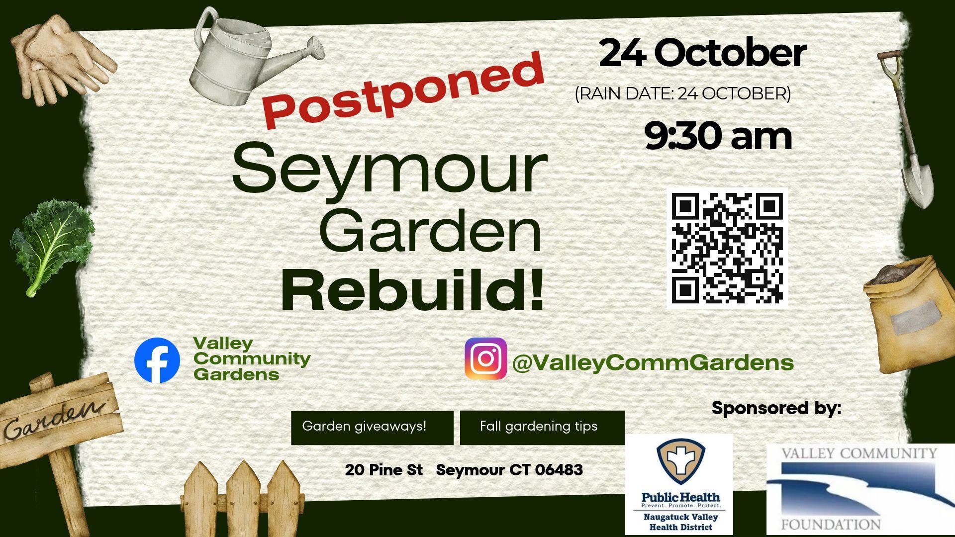 Seymour Community Garden Rebuild