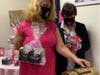 NFBHC Vice President Melanie McEvoy-Zuhoski pulls the winning tickets while President Susan Ruffini assists. 