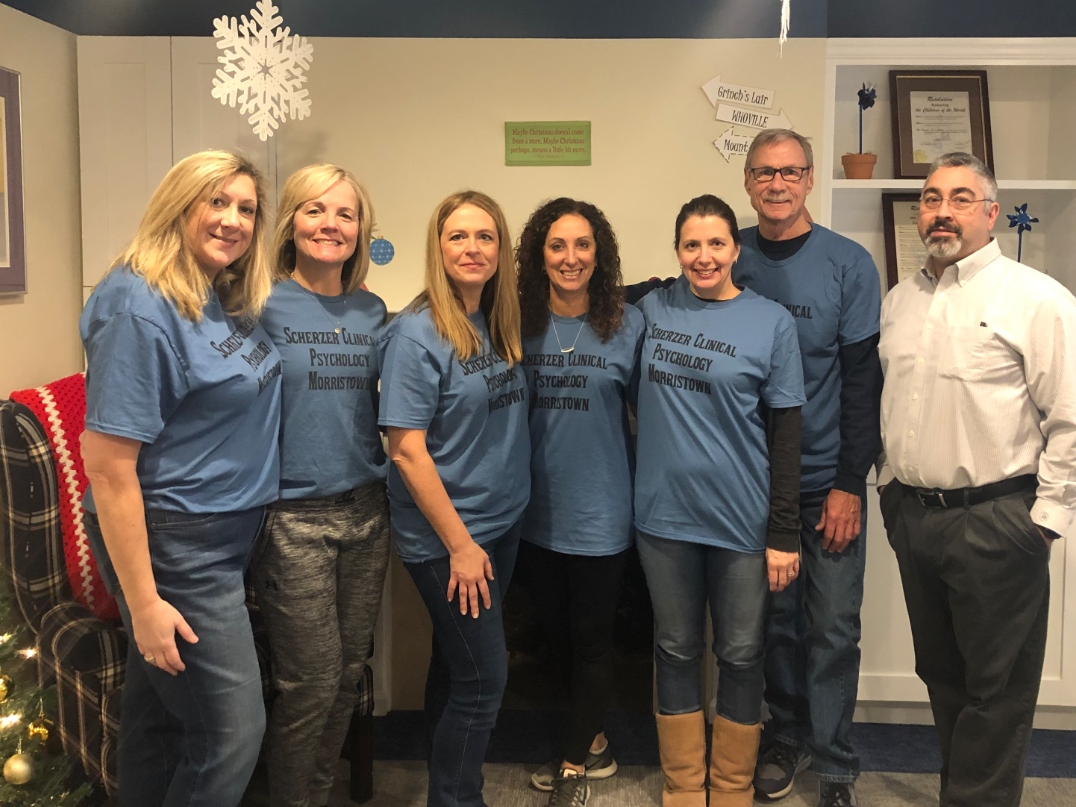 VOLUNTEER TEAM FROM SCHERZER CLINICAL & BEHAVIORIAL PSYCHOLOGY AT DEIRDRE'S HOUSE