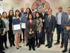 The Niles North Latinx Club was honored at the January 14, 2020 Board meeting. 
