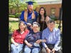 (L to R) Class of 2021 Salutatorian Michael Lonergan of Newington is shown on May 27 with his wife, Chelsea, mom, Michelle Lonergan, and grandparents, Ruth and Michael Lonergan, all of whom attended Tunxis.  