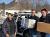 Packing up delivery for Acton Social Worker