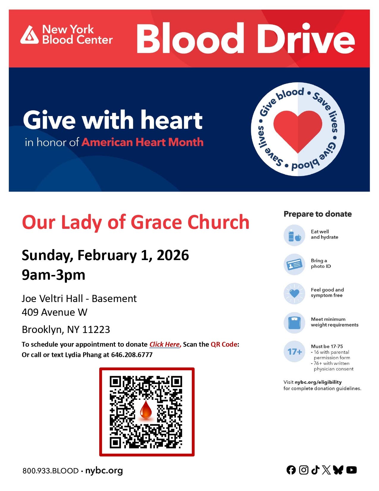 Brooklyn Community Blood Drive - Emergency Shortage!