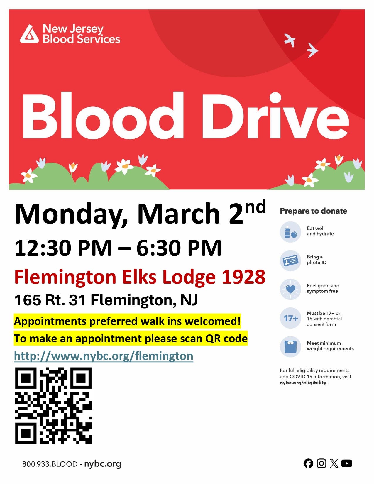 Flemington Community Blood Drive
