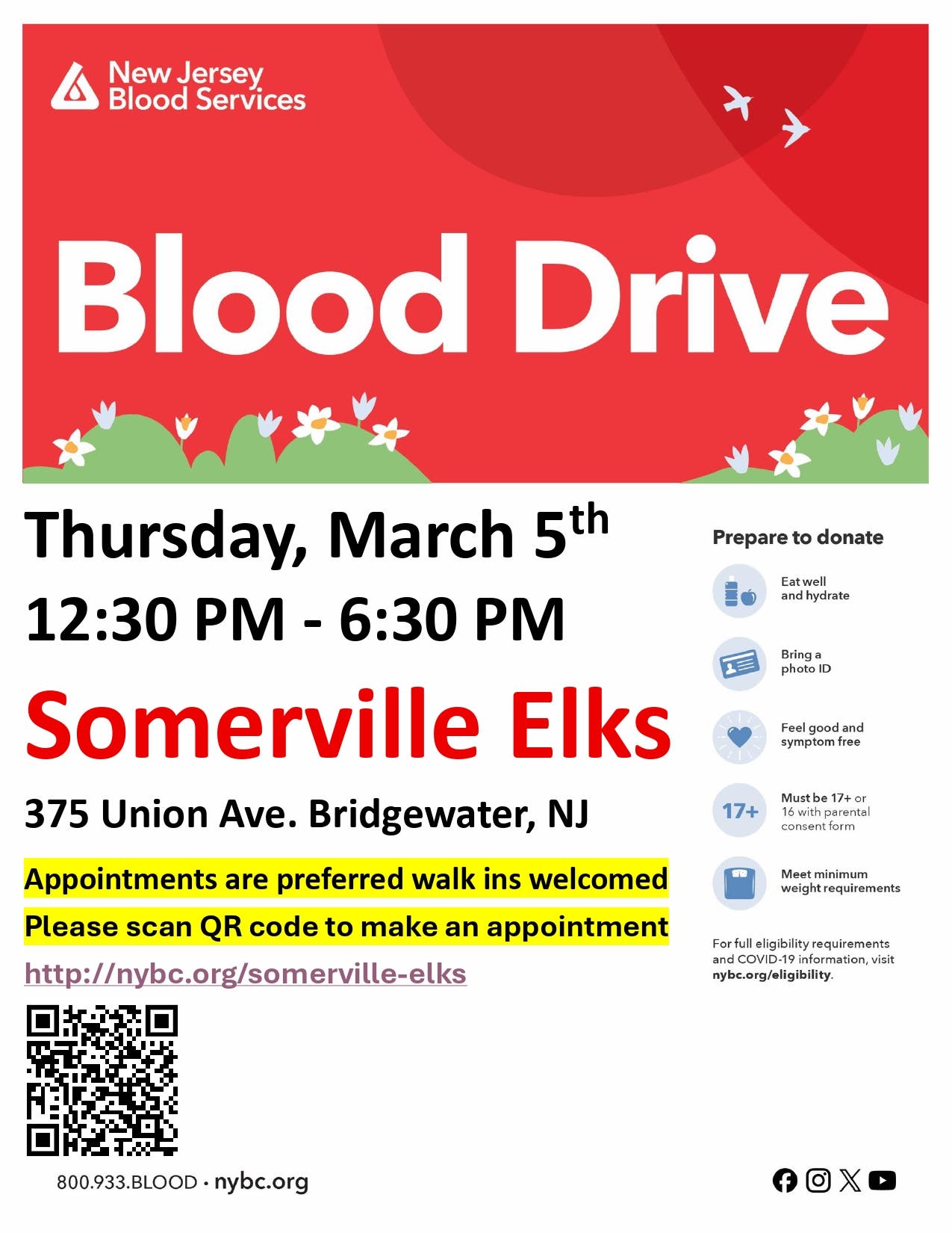 Bridgewater Community Blood Drive