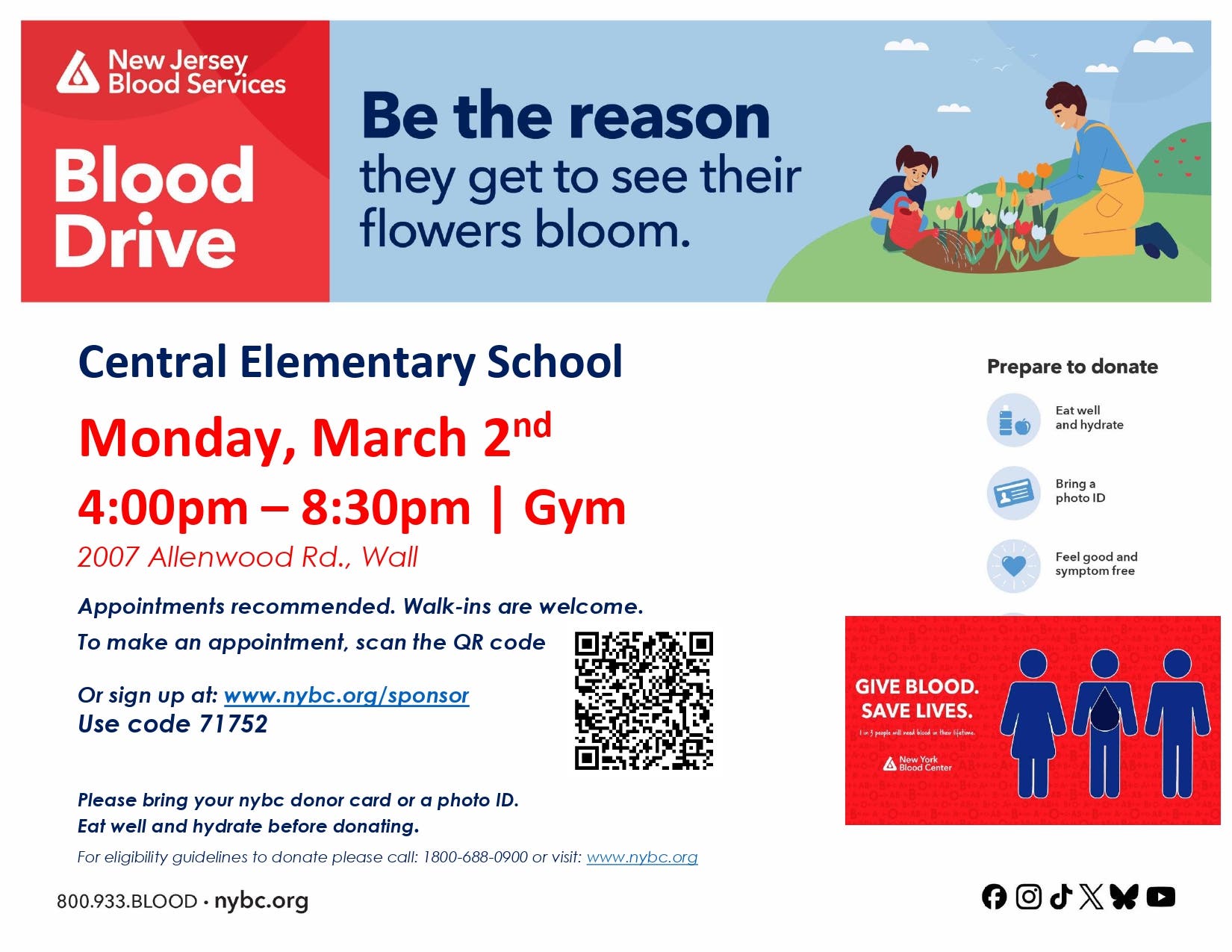 Wall Township Community Blood Drive