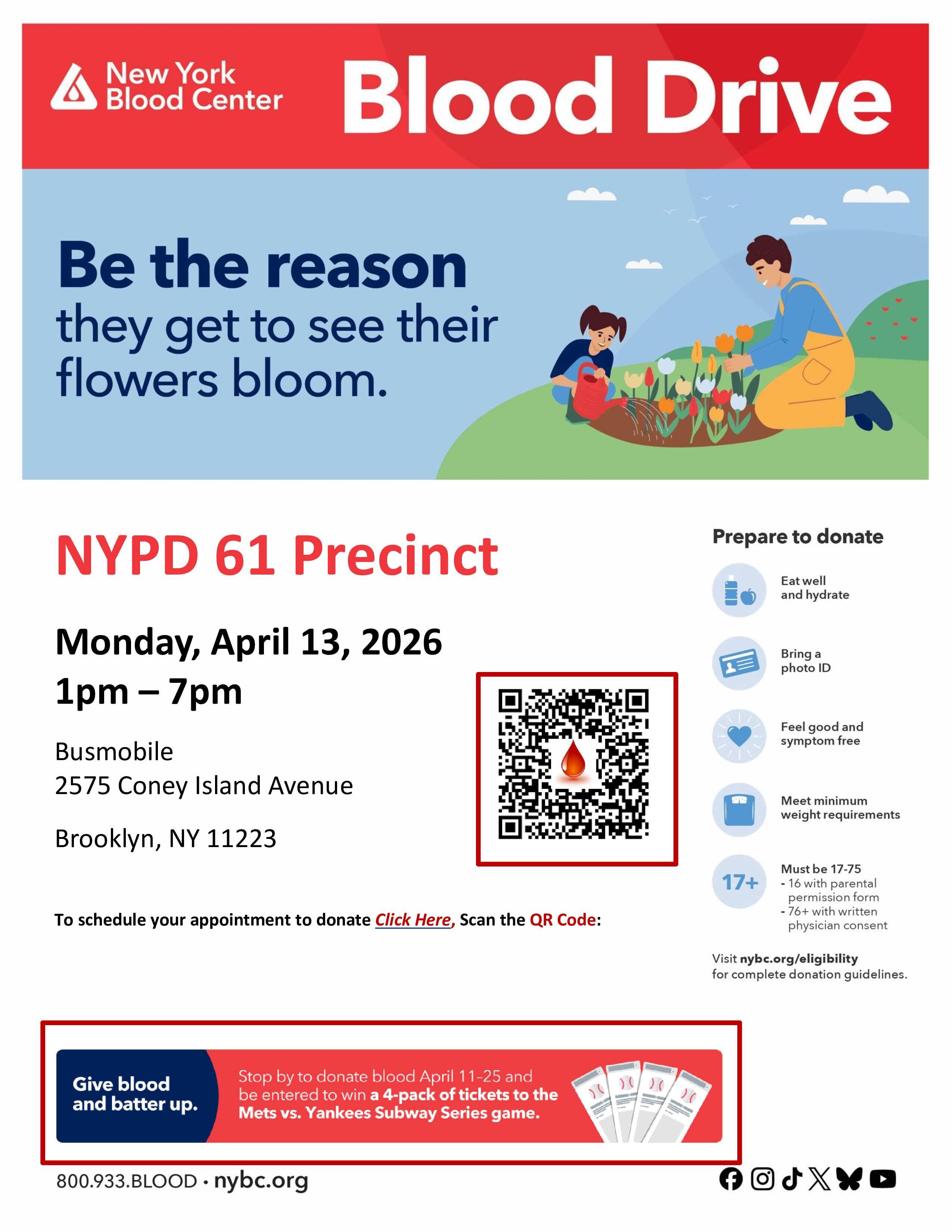 Sheepshead Bay Community Blood Drive