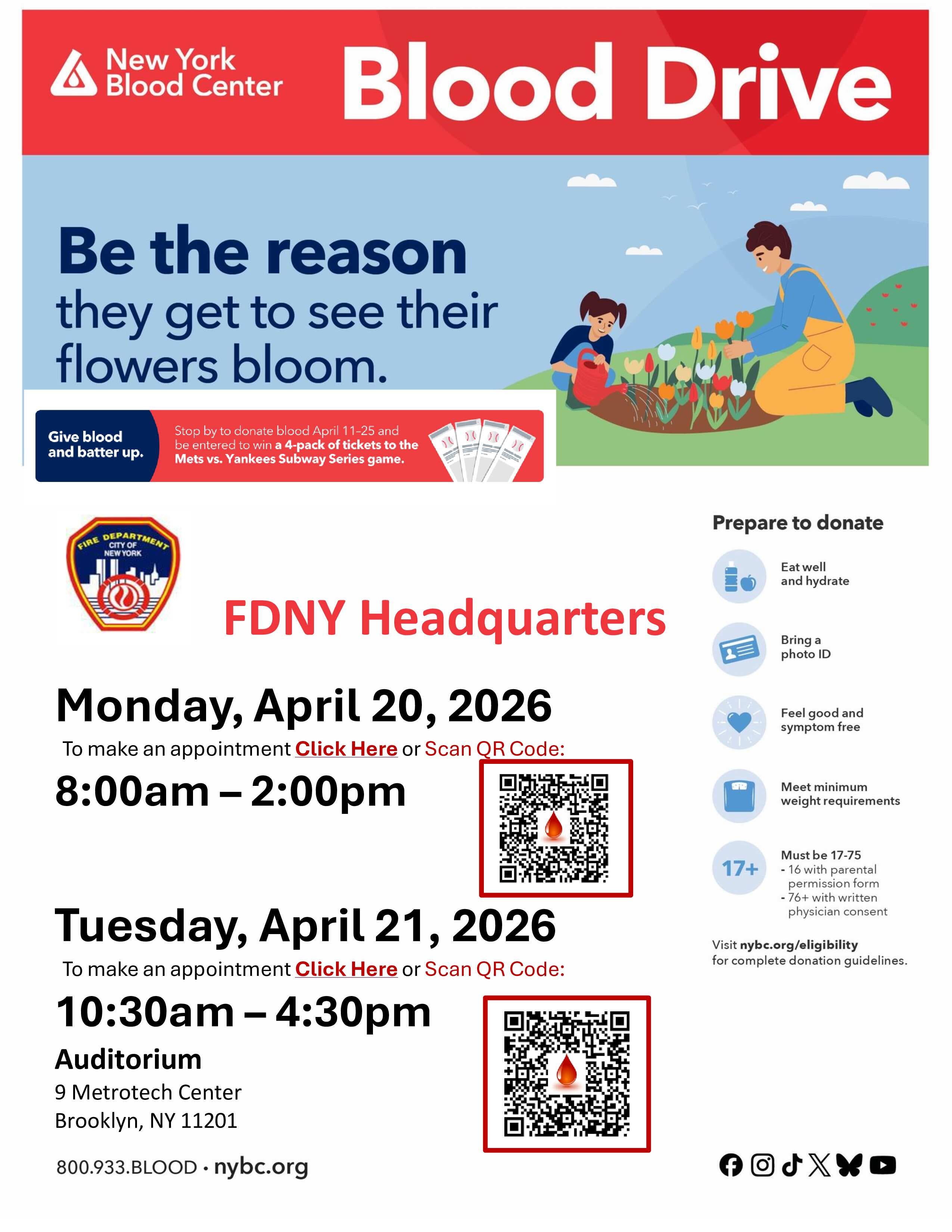 FDNY Community Blood Drive