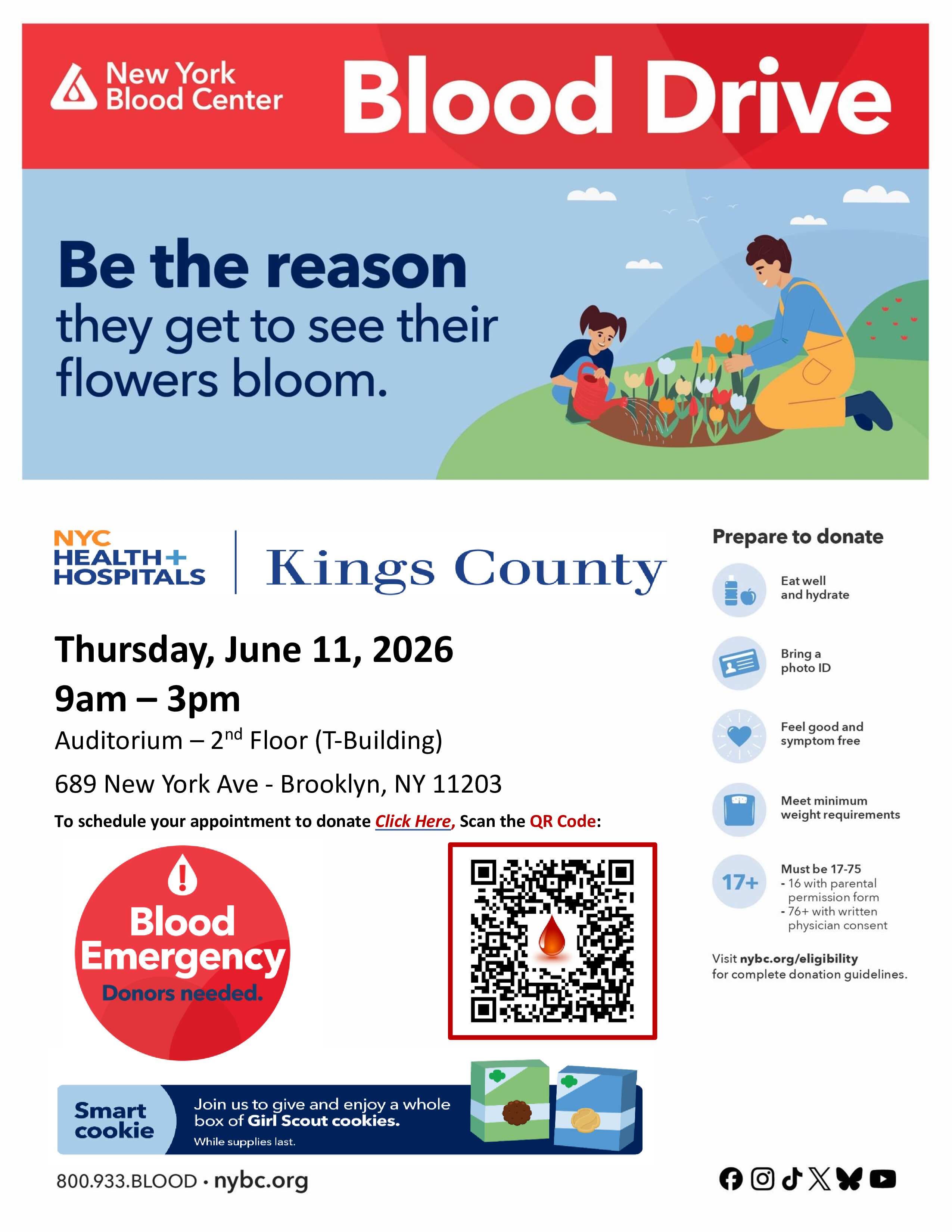 Brooklyn Community Blood Drive - Emergency Blood Shortage | Donors Needed!