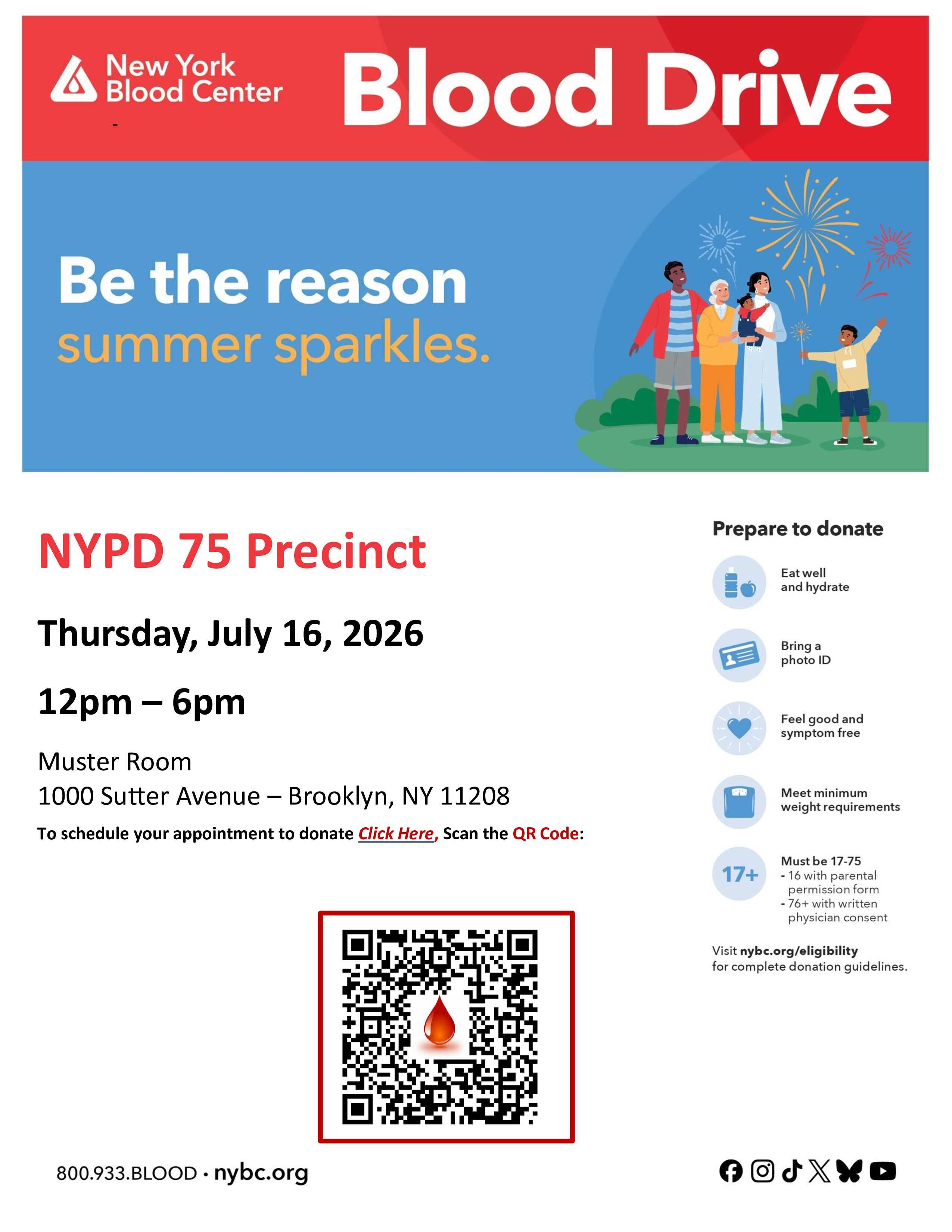 East New York Community Blood Drive
