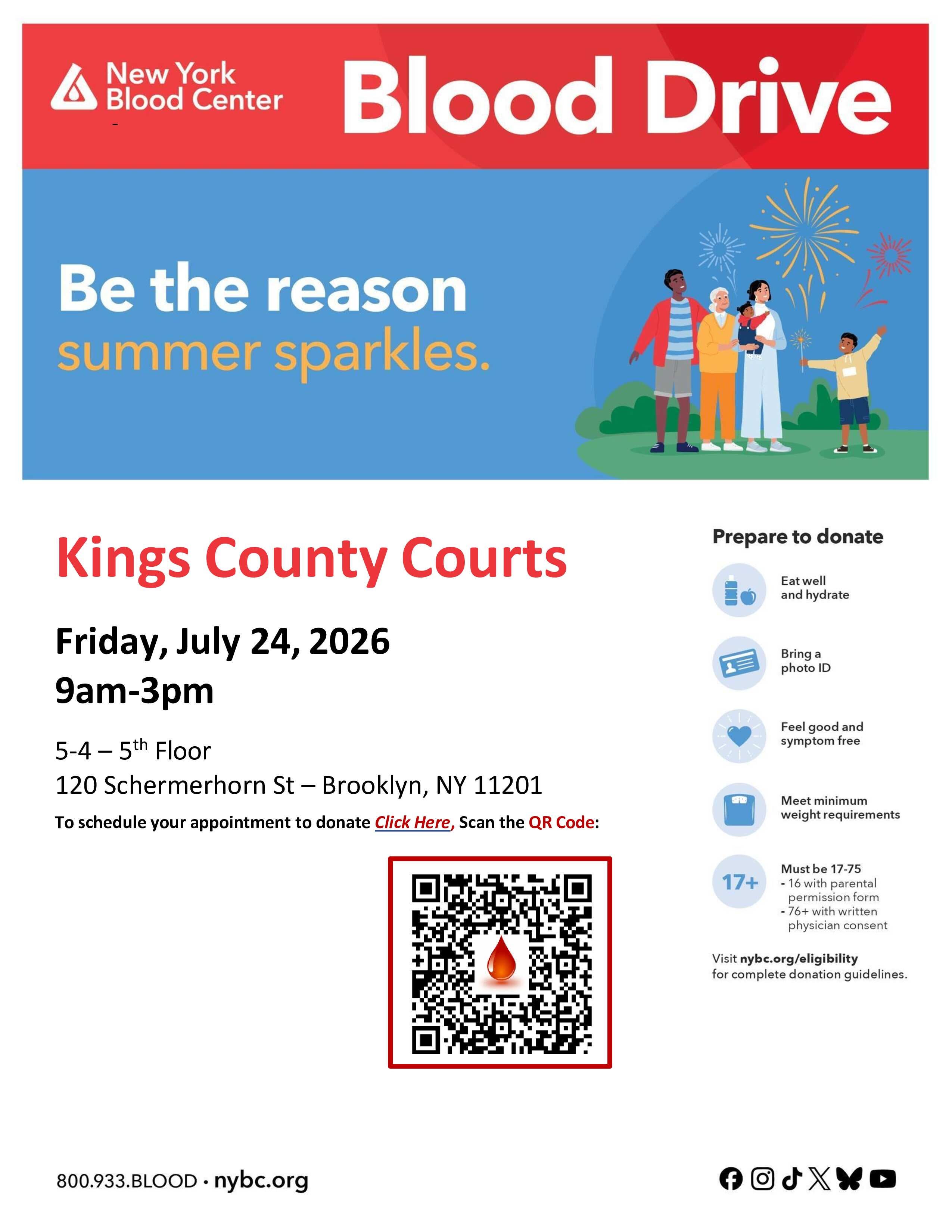 Brooklyn Community Blood Drive - Emergency Need for Blood Donors!