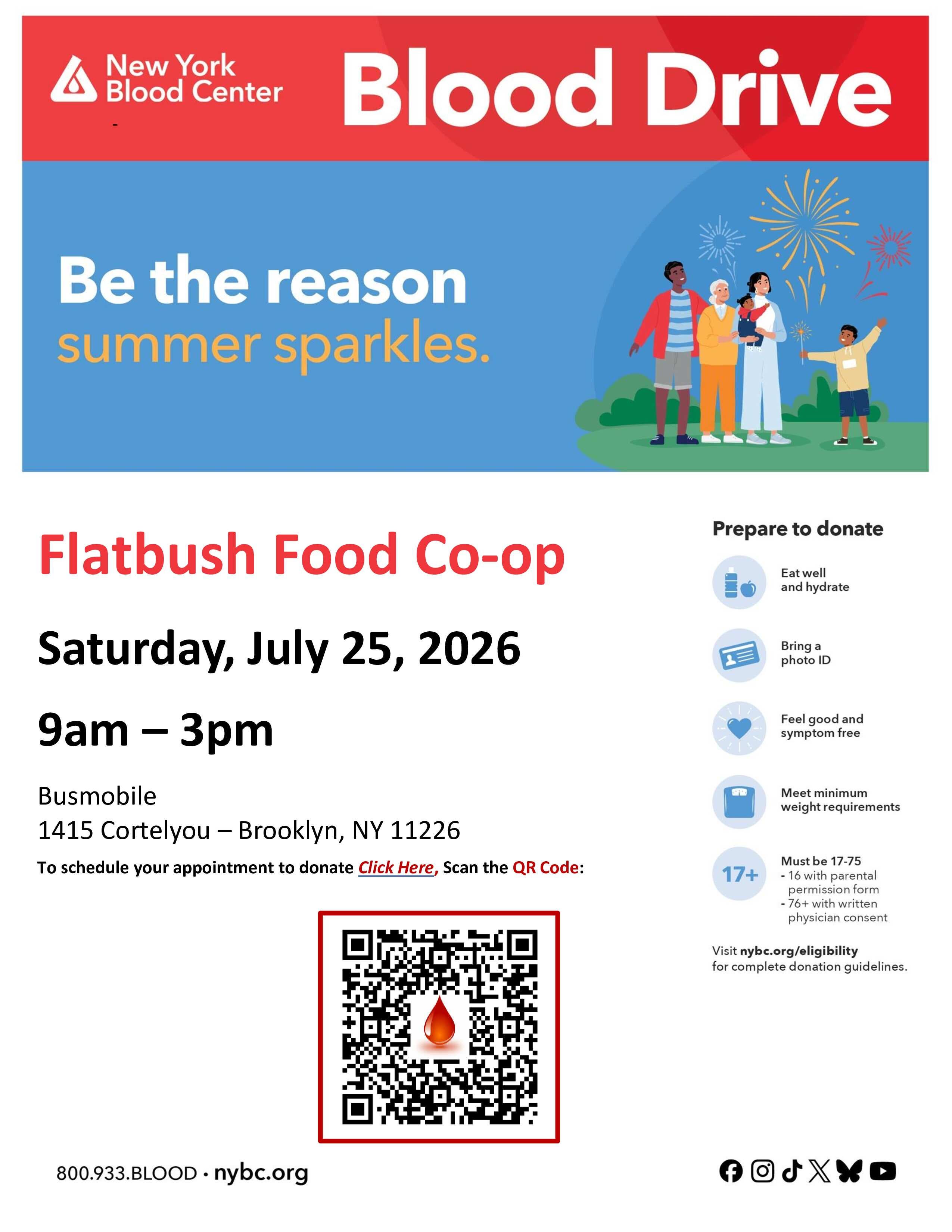 Flatbush Community Blood Drive