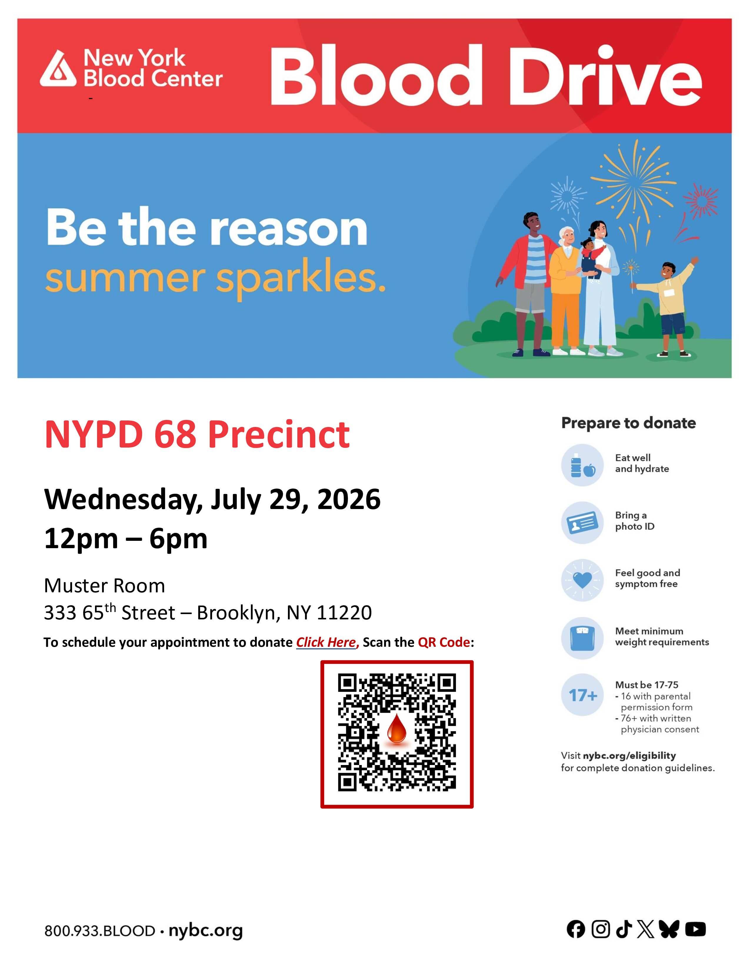 Brooklyn Community Blood Drive - Urgent Need!