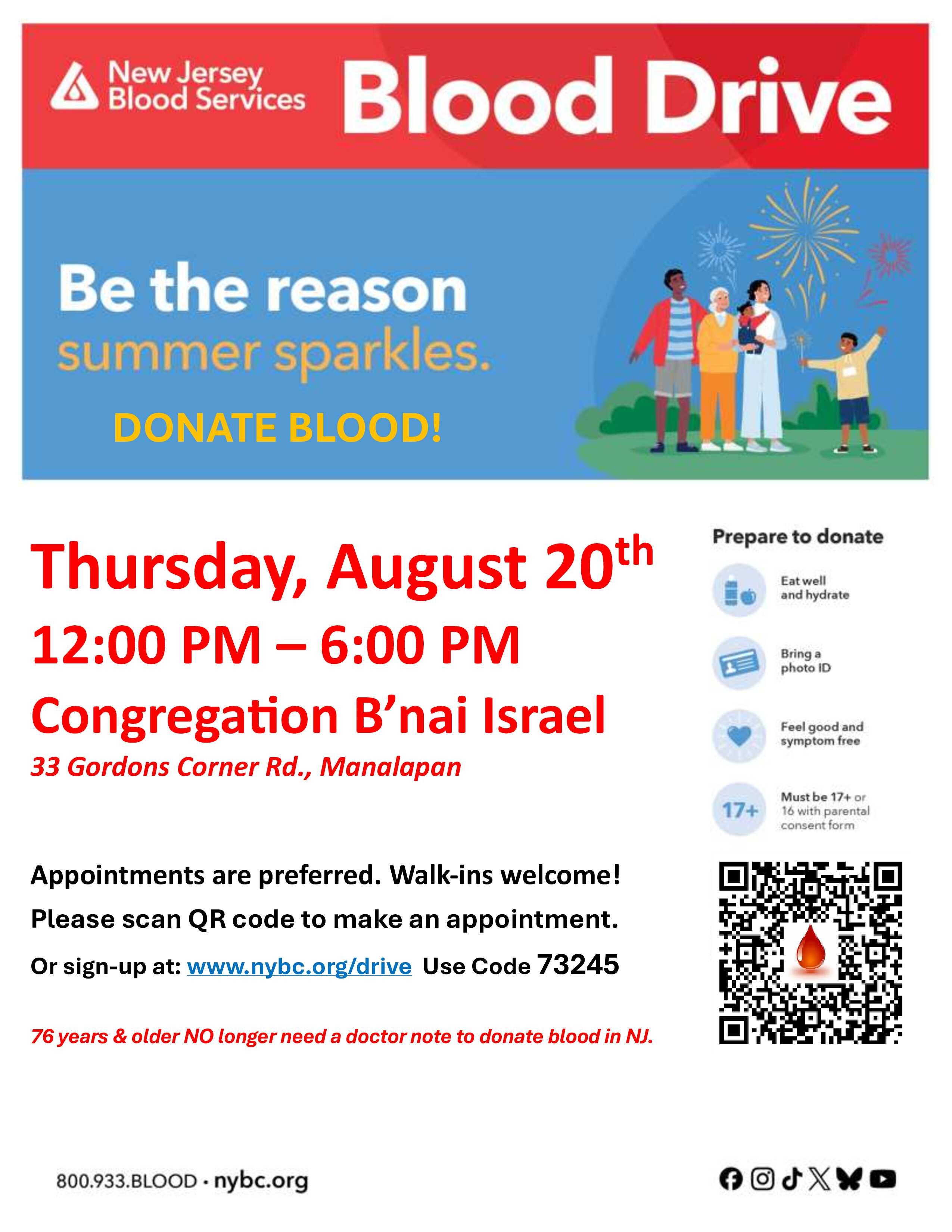 Manalapan Community Blood Drive
