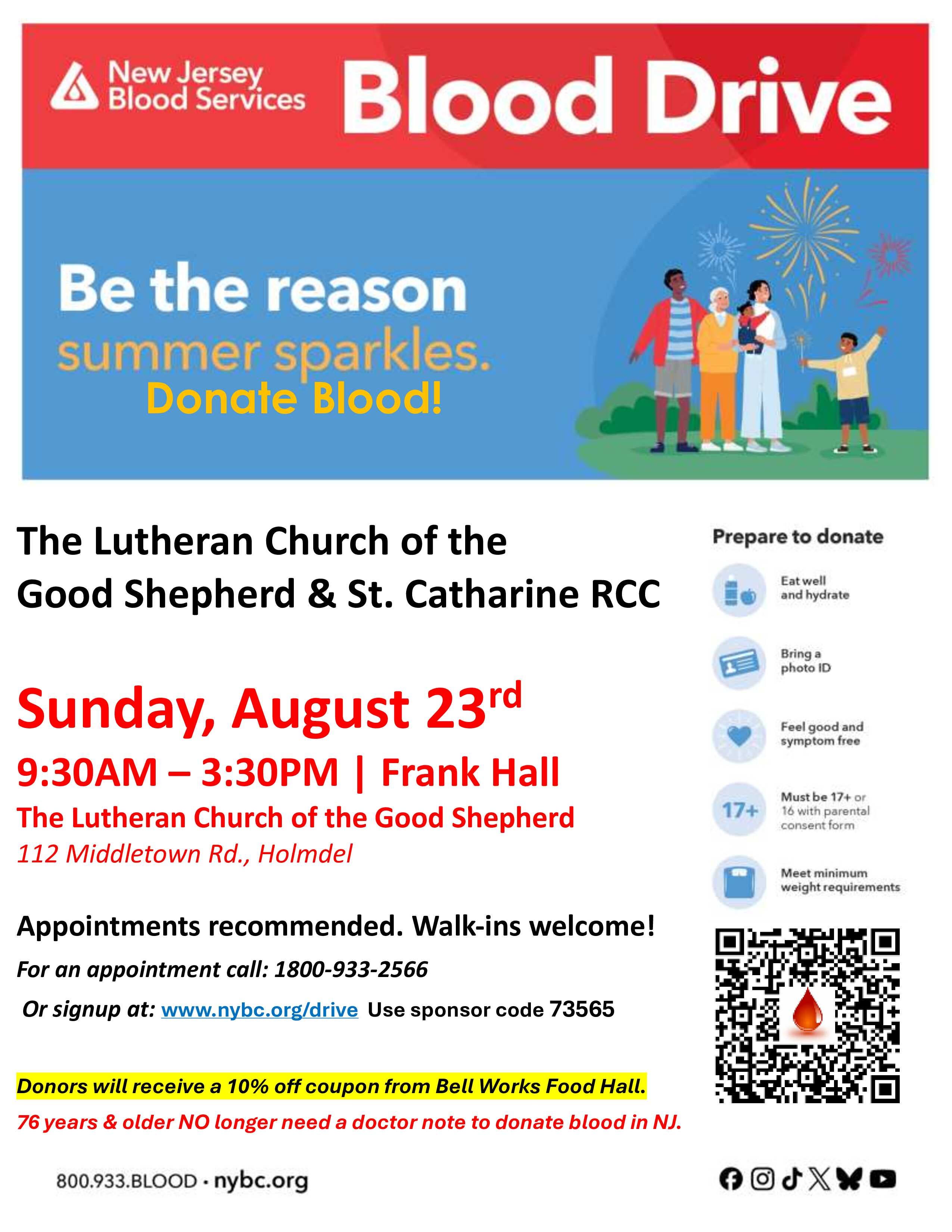 Holmdel Community Blood Drive