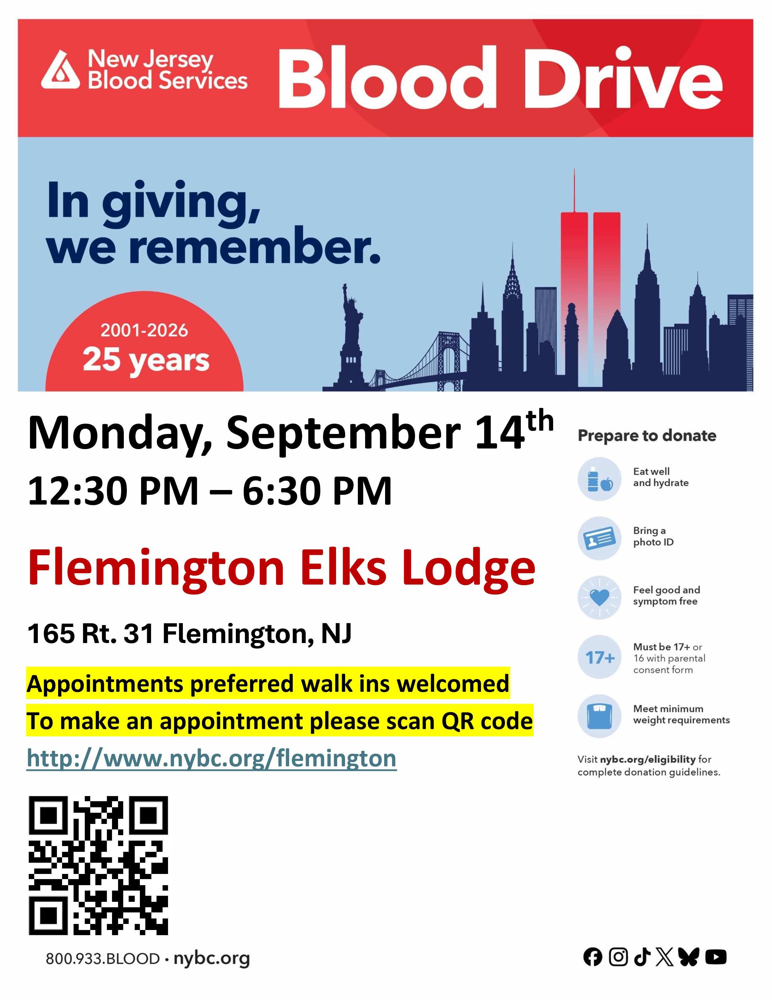 Flemington Community Blood Drive