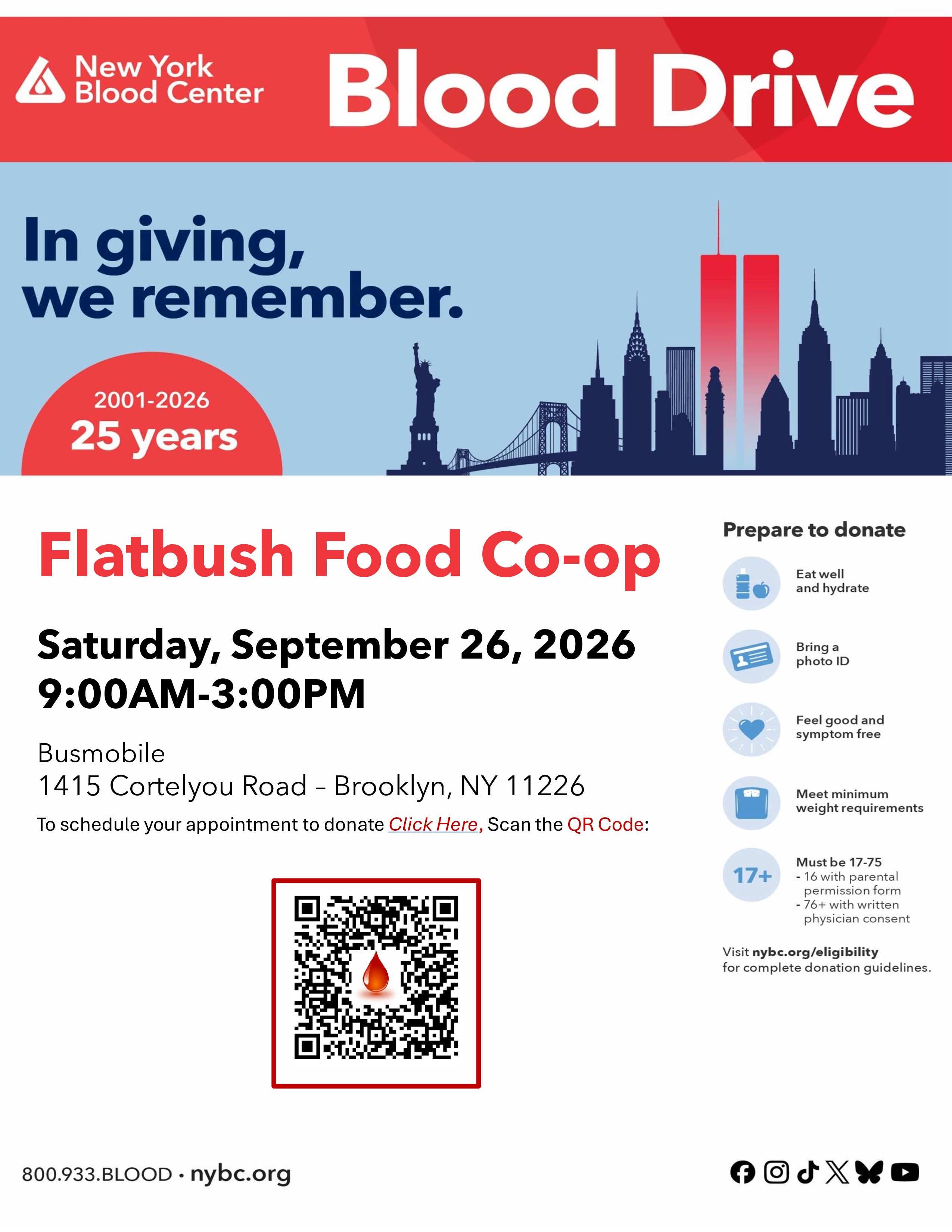 Flatbush Community Blood Drive