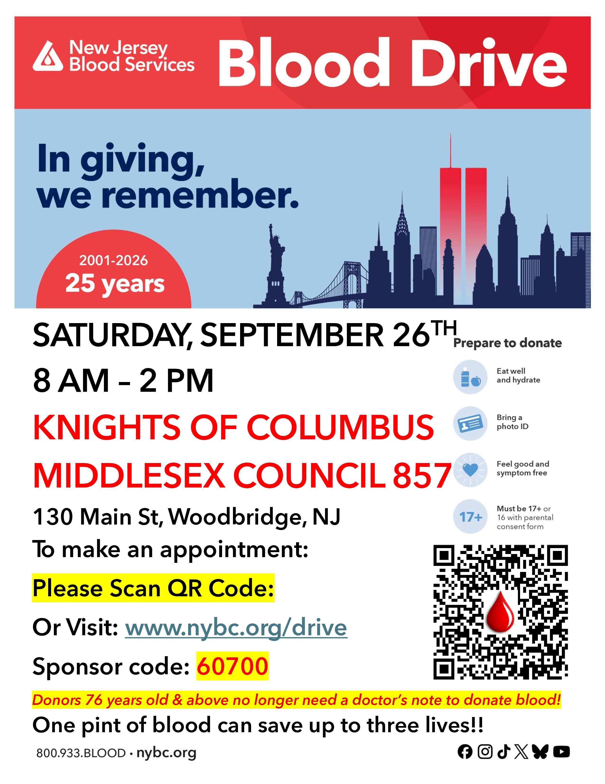Woodbridge Community Blood Drive