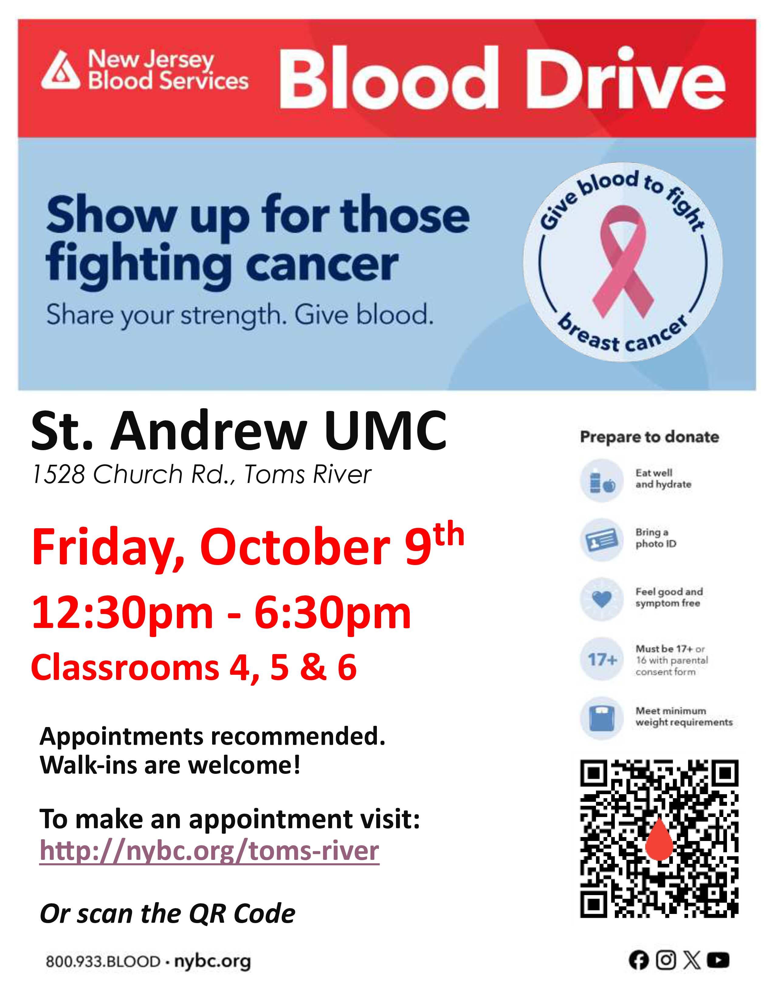Toms River Community Blood Drive