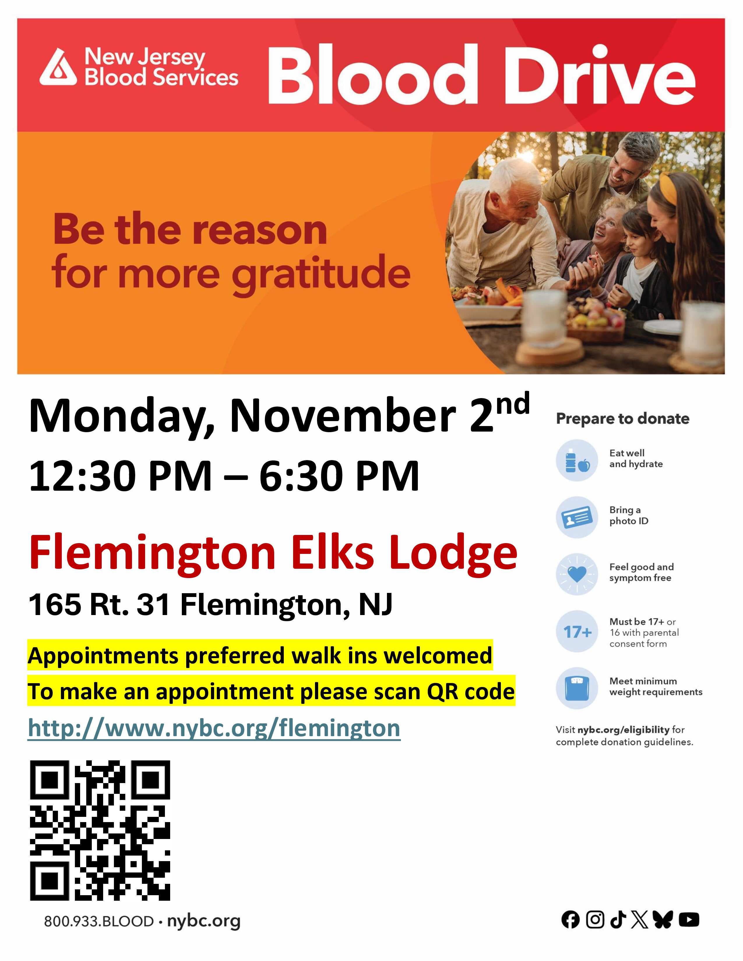 Flemington Community Blood Drive
