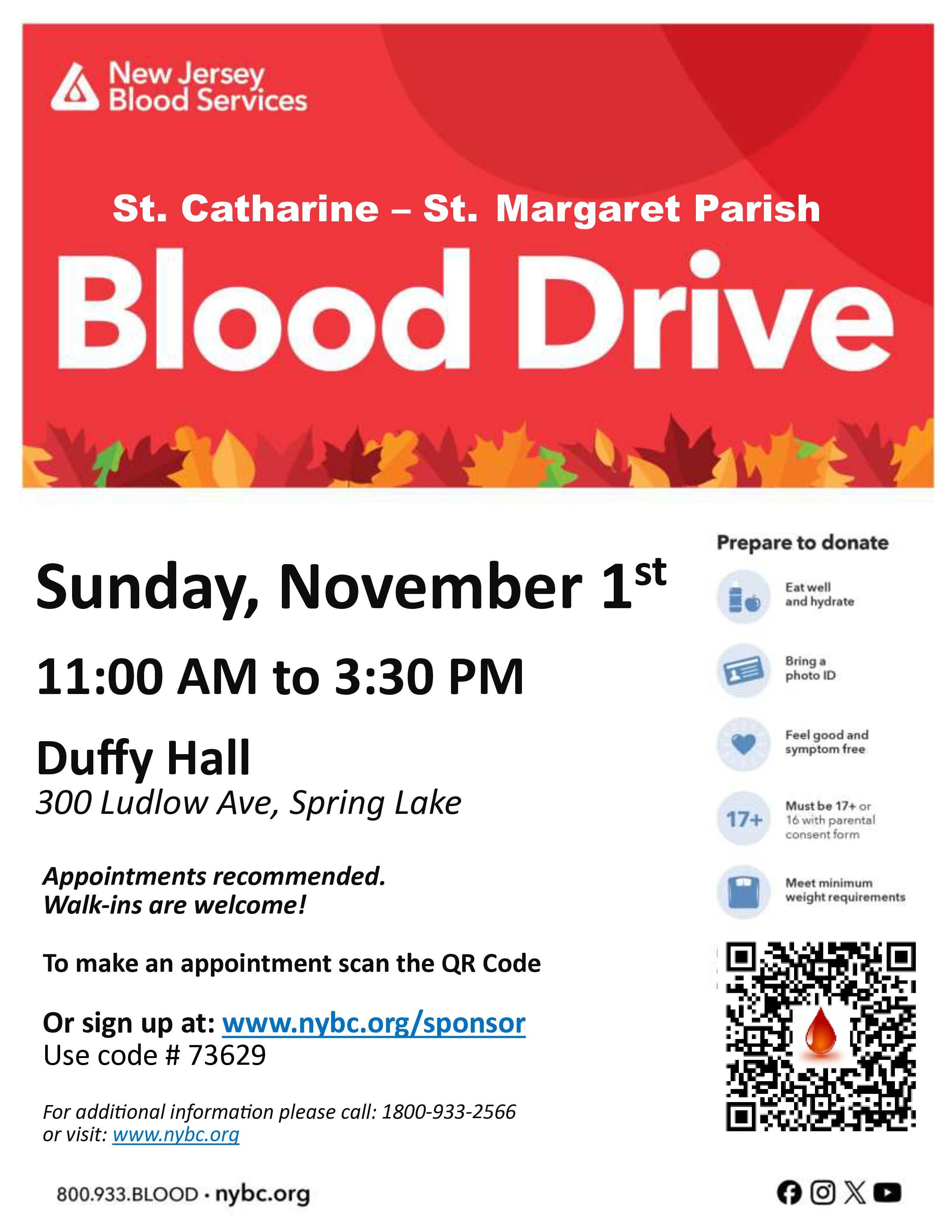 Spring Lake Community Blood Drive