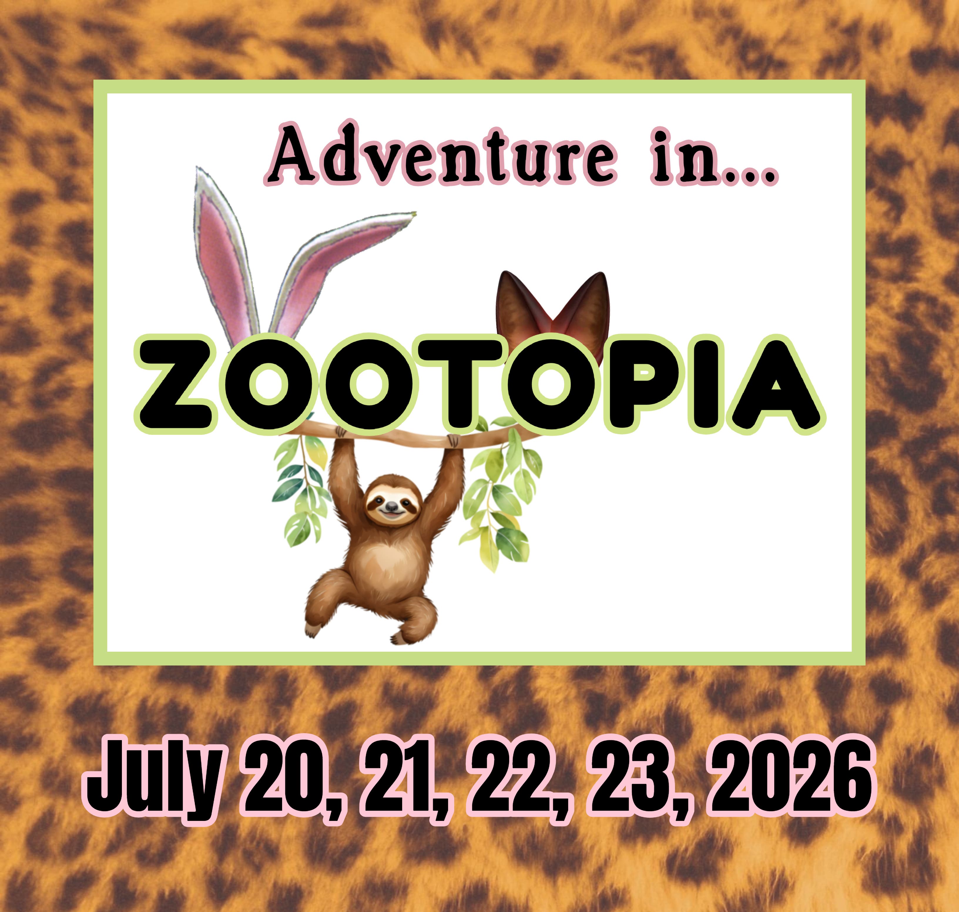 Adventure in Zootopia - Musical Theater CAMP - kids ages 6-14
