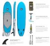 The public can bid on a 10'6 All Around Inflatable Paddle Board by ISLE.