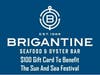 The public can bid on a $100 gift card from Brigantine (2 cards available)