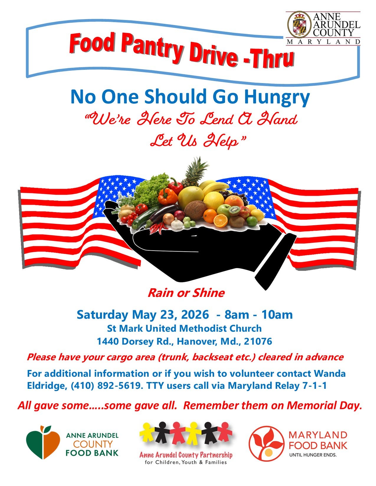 Food Pantry Drive-Thru