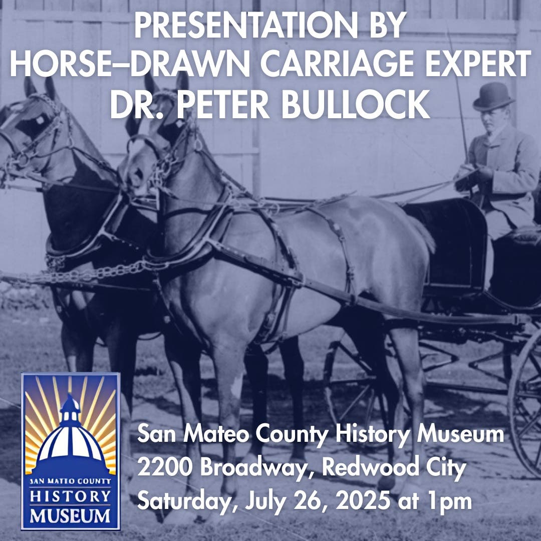 Presentation by Horse – Drawn Carriage expert Dr. Peter Bullock