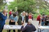 Sharing saplings and info on Arbor Day