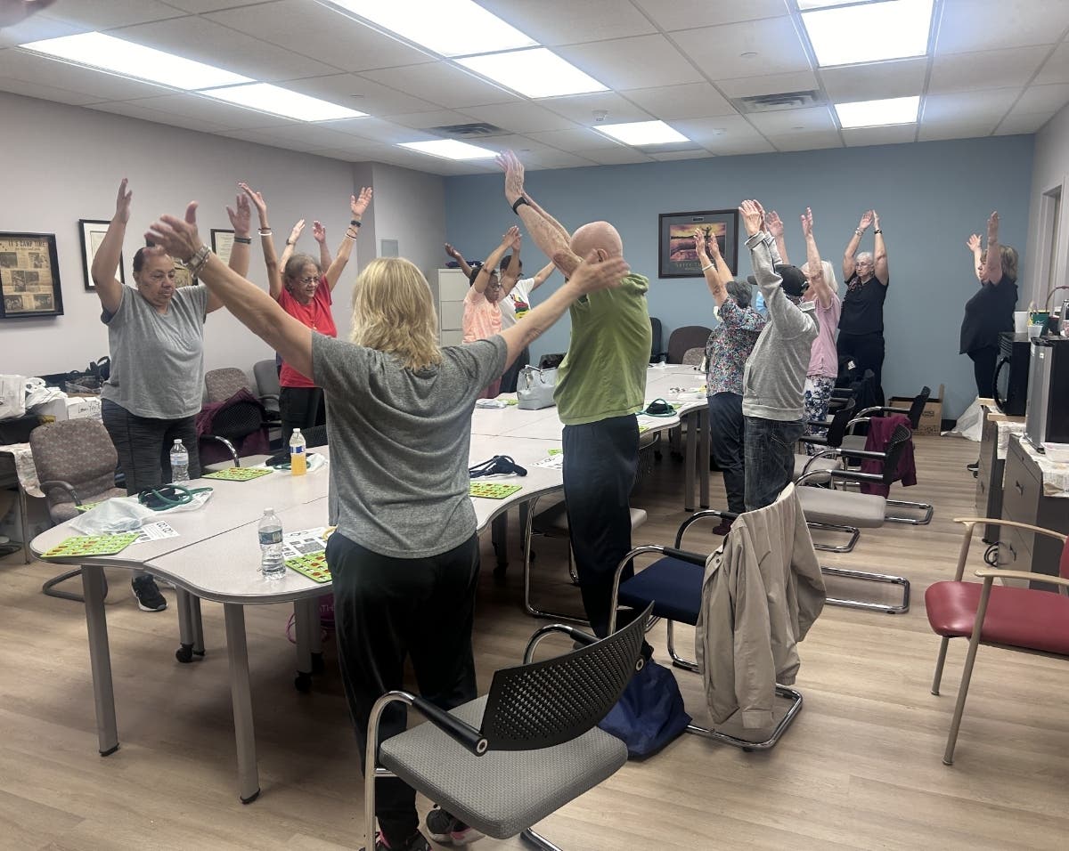 Bingocize class at the YMCA