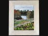  “Early Autumn at Bourne Farm” is a landscape quilt by Sue Colozzi, one of the pieces of artwork in the Falmouth Art Center’s online auction underway now.