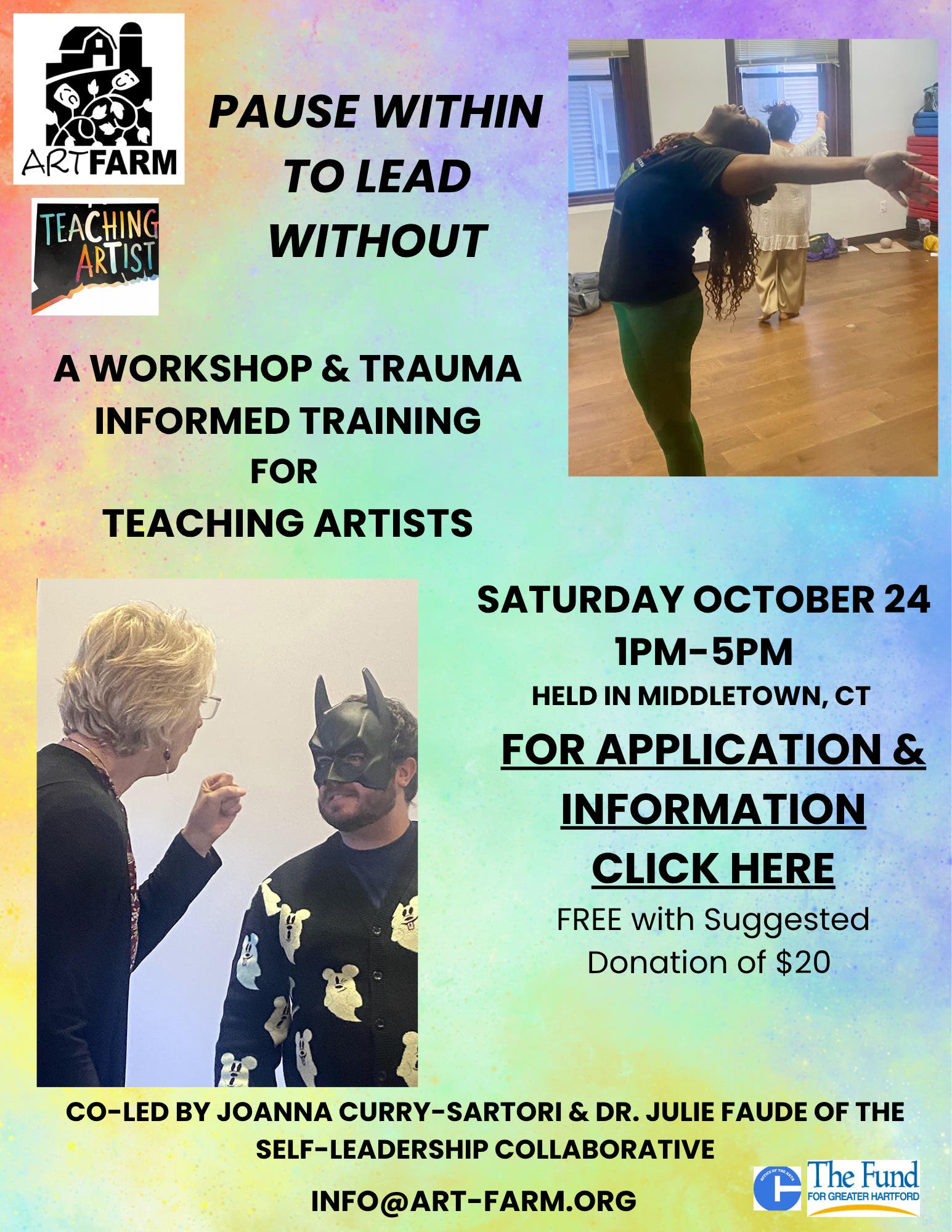 Pause Within to Lead Without: Trauma-Informed Training for Teaching Artists