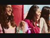 Barbie and Barbie and Barbie with a Barbie pop up during their skit