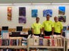 Some of the great Township personnel who hung the exhibit - always a pleasure working with them.