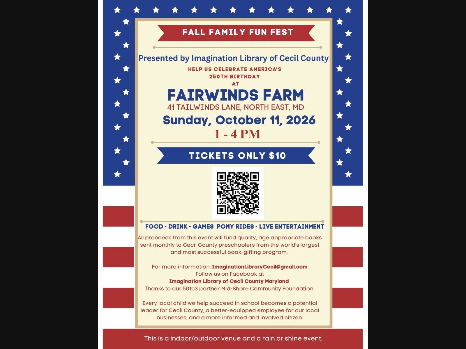Use the QR code for tickets!