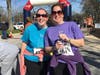 Sisters (l to r) Marielle and Marci helped found the Outrun Cancer 5K at Goucher College to benefit the American Cancer Society.