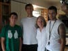 Mary with Diane's 3 sons, Rob, Chris, and Kevin. "Her sons are like my sons."