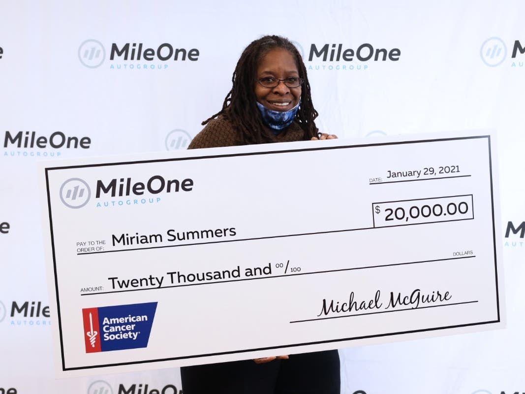 MileOne American Cancer Society Car Raffle Winner Presentation ...
